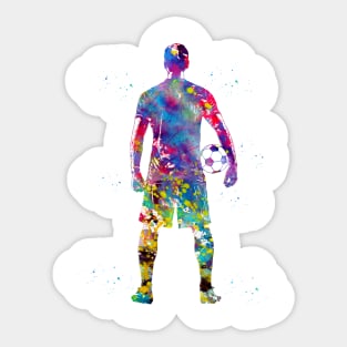 Soccer Player Sticker